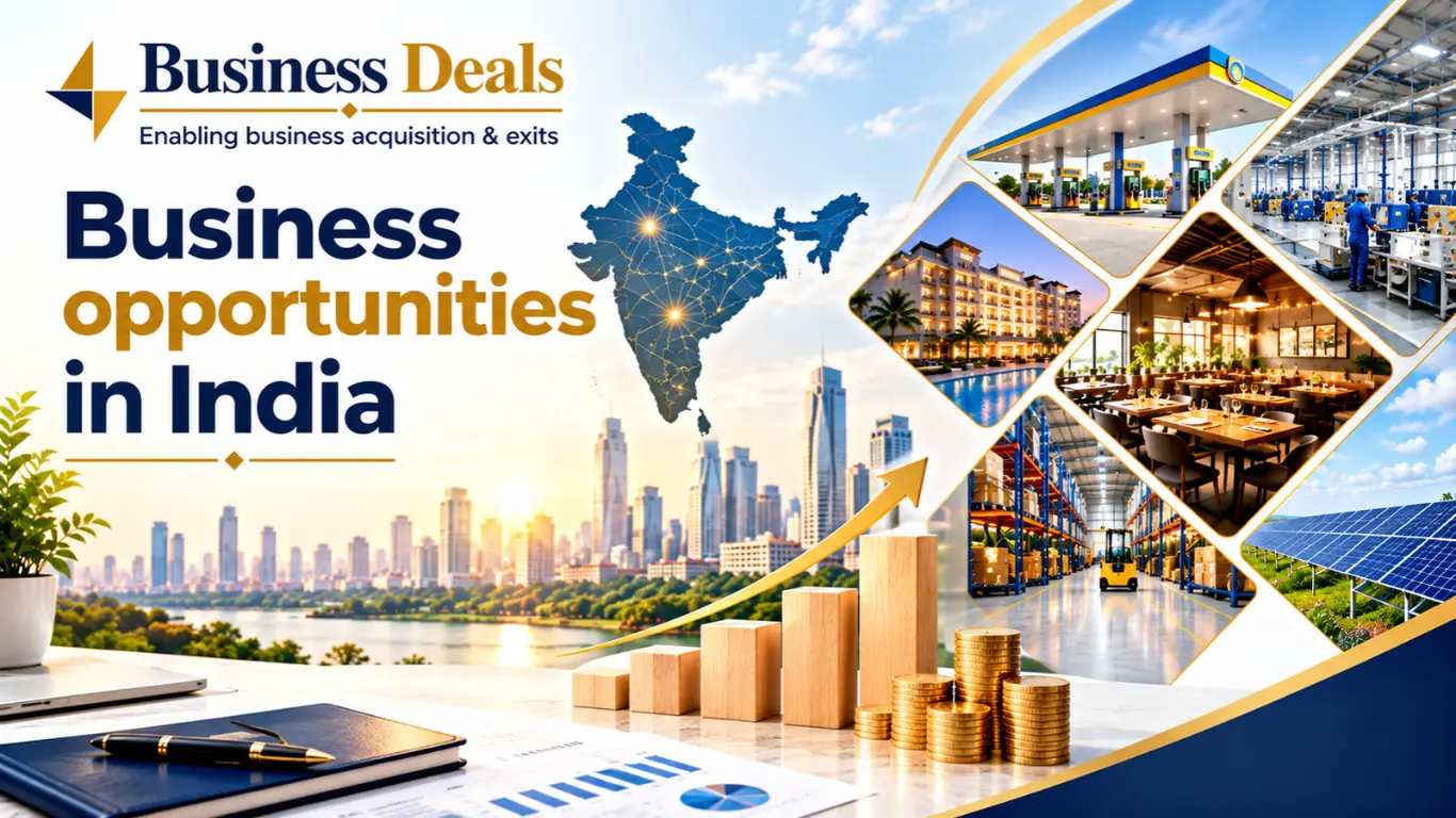 Business opportunities in India. Start, buy or invest